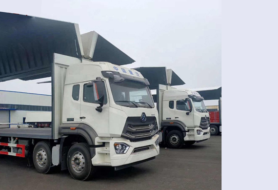 Sinotruk 20 Tons 10 Wheeler Open Wing Van box Body Truck