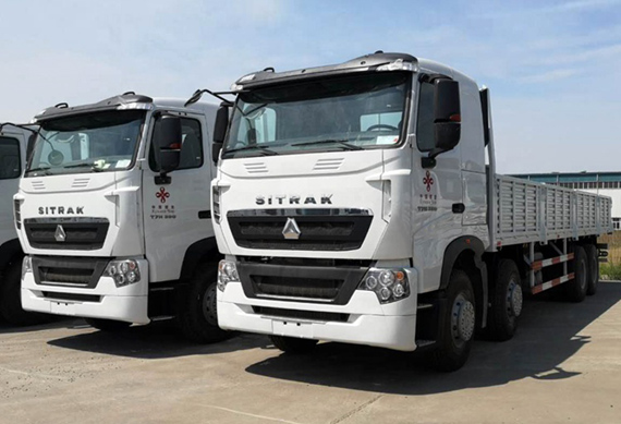 Sinotruk howo 8x4 12 wheeler cargo trucks for sale