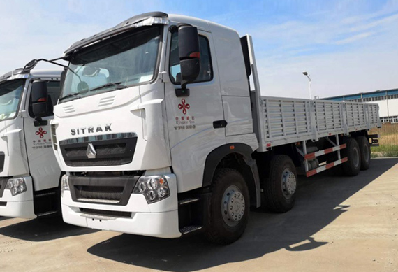 Sinotruk howo 8x4 12 wheeler cargo trucks for sale