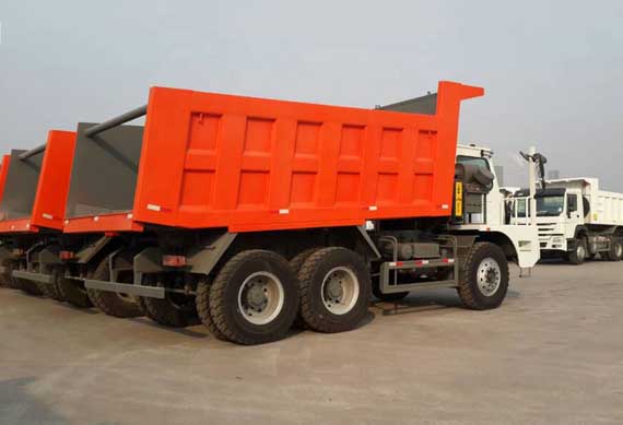 Sinotruk Howo 70 ton heavy duty underground mining dump truck for sale