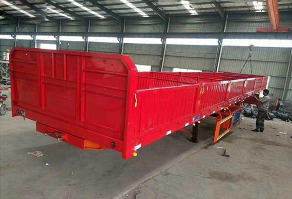China factory 40ft Flat Bed Truck 13m Flatbed Semi Howo Trailer truck