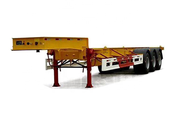 Sinotruk 3axle 4axles flatbed semi howo trailer truck for sale