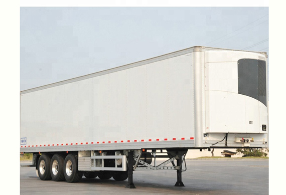 Chinese Heavy 40ft Van Container tractor Semi Trailer Truck For Export Sale