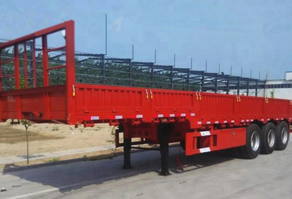 China heavy duty 13m flatbed Container Transport Towing semi trailer trucks