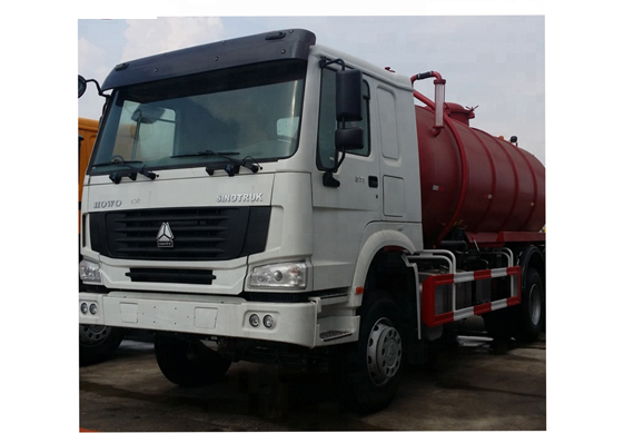 Sinotruk howo 6x4 15cbm vacuum sewage suction tanker truck capacity for sale