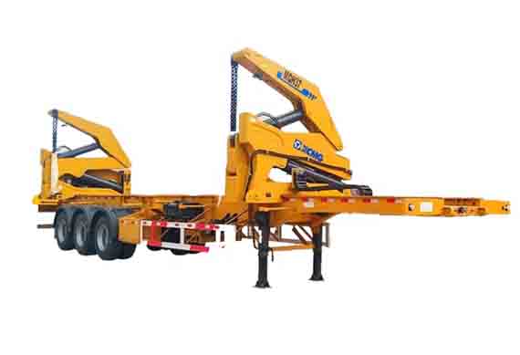 HOWO Rhd 20FT Container Sidelifter Container Side Load Crane Truck