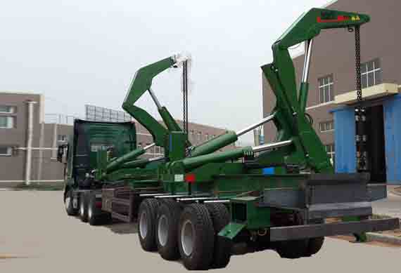 Container side lifter equipment loader truck for port freight transfer stations