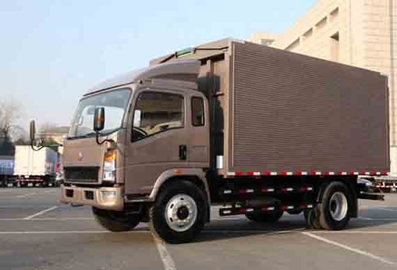 Sinotruk HOWO 4x2 3 ton 5ton 8tons 10tons Light Mini Van Cargo Truck