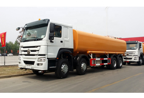 China Howo 45000 liters fuel water tanker trailer truck