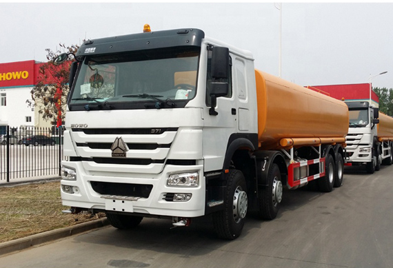 China Howo 45000 liters fuel water tanker trailer truck