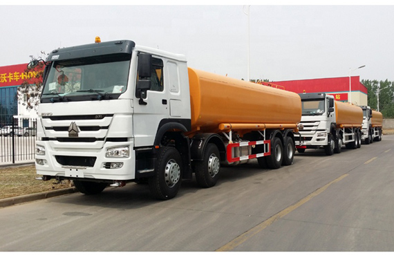 Howo 8x4 30000 liters used fuel tanker trailer in kenya