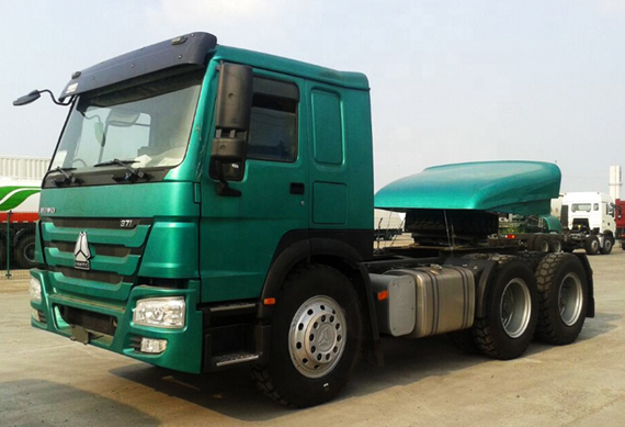 China 6x4 10wheels tractor truck howo sinotruk 371 price sale