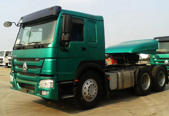 China 6x4 10wheels tractor truck howo sinotruk 371 price sale