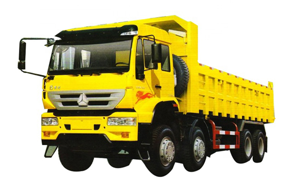 China gold 10wheeler 8x4 tipper dump trucks for sale