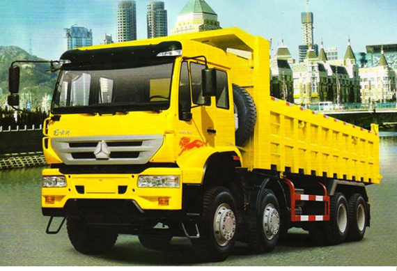 China gold 10wheeler 8x4 tipper dump trucks for sale