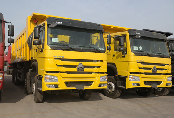 China gold 10wheeler 8x4 tipper dump trucks for sale
