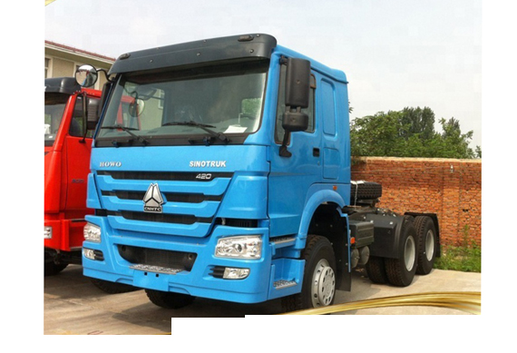 Chinese Howo heavy duty used tractor head truck 6x4 price for sale