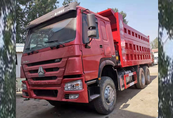 Sinotruk Howo used tipper trucks 371hp second hand dump truck