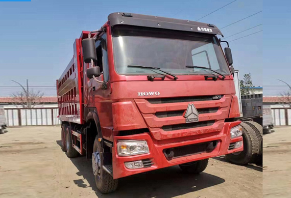 Sinotruk Howo used tipper trucks 371hp second hand dump truck