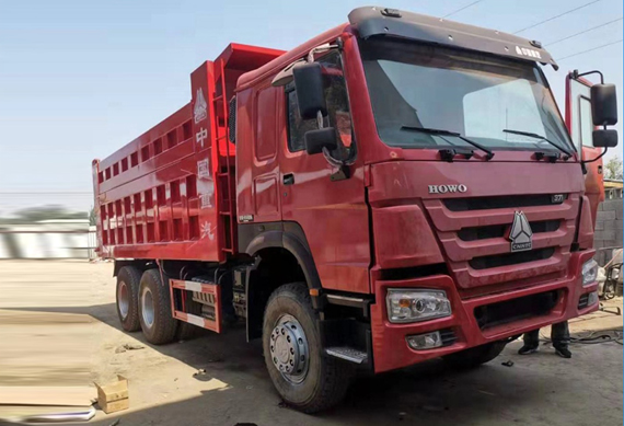 Sinotruk Howo used tipper trucks 371hp second hand dump truck