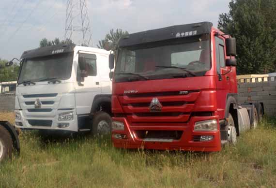 Used and new tractor supply truck with tool box for Myanmar