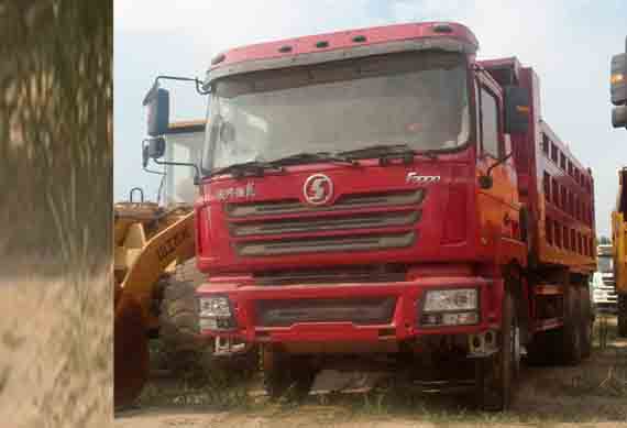 Used SHACMAN dump truck leaf spring 50 ton 6x4/8x4 dump truck for sale