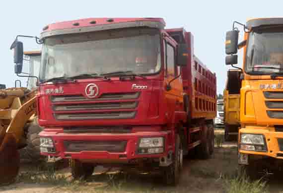 Used SHACMAN dump truck leaf spring 50 ton 6x4/8x4 dump truck for sale