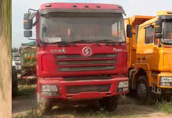 Used SHACMAN dump truck leaf spring 50 ton 6x4/8x4 dump truck for sale