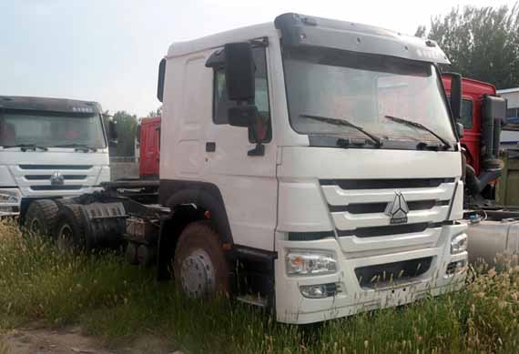 china second hand tractor truck popular in africa howo truck head for sale