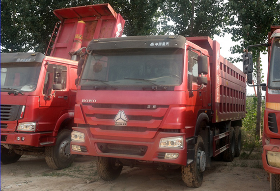 Used Chinese Good Sinotruk Howo widely used heavy duty tipper dump truck HP375 2015 Model