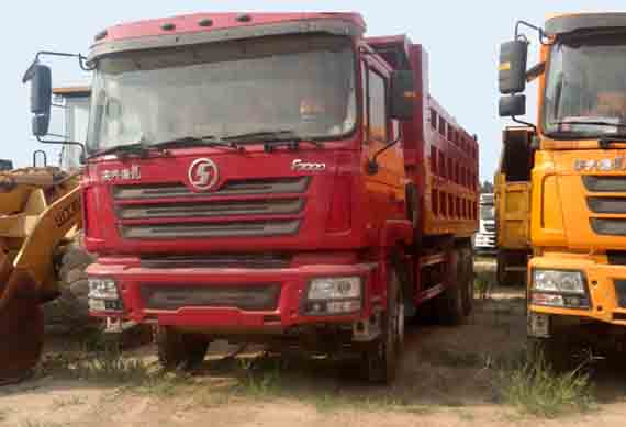 Second hand Shacman 6x4 25 ton mining large dump trucks for sale