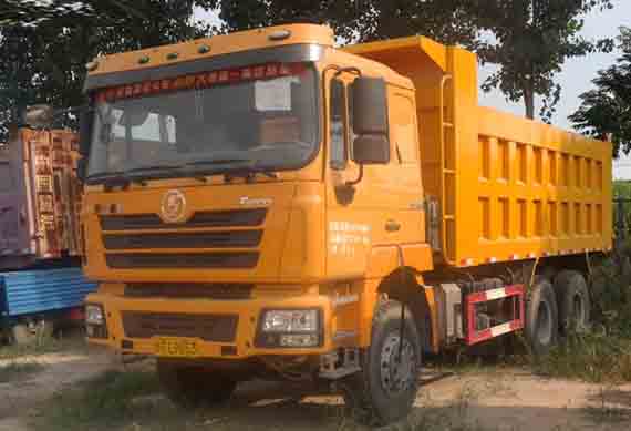 Second hand Shacman 6x4 25 ton mining large dump trucks for sale