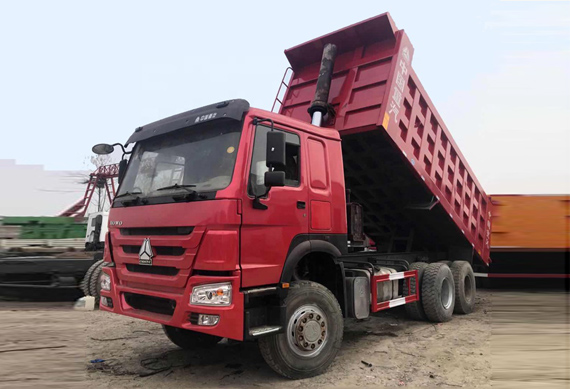 Used Sinotruk Howo Dump Truck, Second 336HP Tipper Truck With High Quality