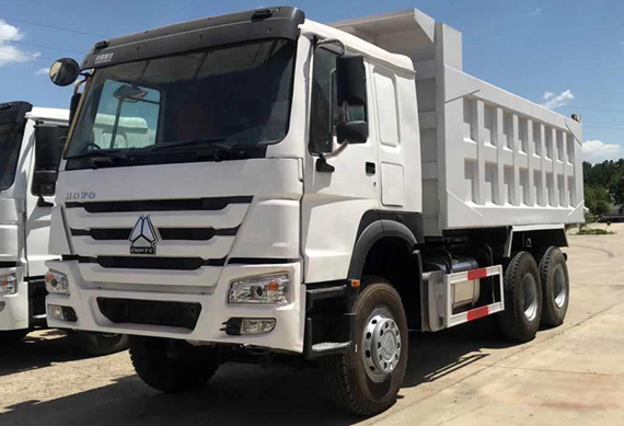 Sinotruk used howo 6*4 371HP dump truck tippers direct sale for Ghana