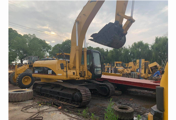 CAT 320C in stock. SHANGHAI, CHINA