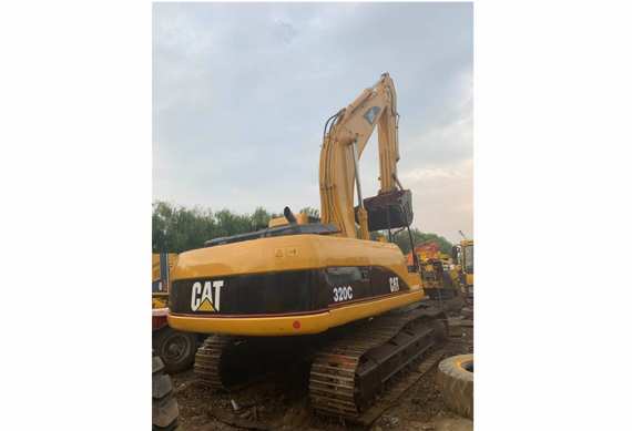 CAT 320C in stock. SHANGHAI, CHINA