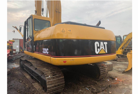 CAT 320C in stock. SHANGHAI, CHINA