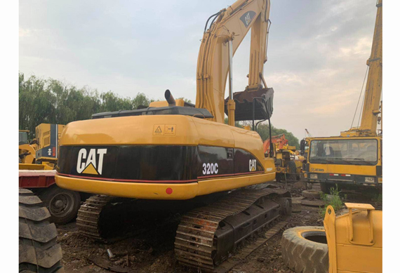 CAT 320C in stock. SHANGHAI, CHINA