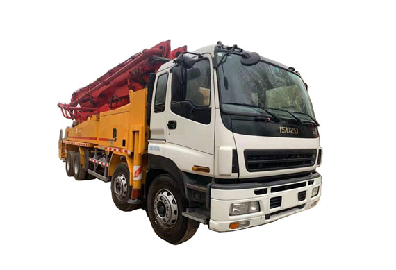 Used 37m-52m Concrete Pump Truck High Pressure Injection Grouting Pump Cement Grouting Machine