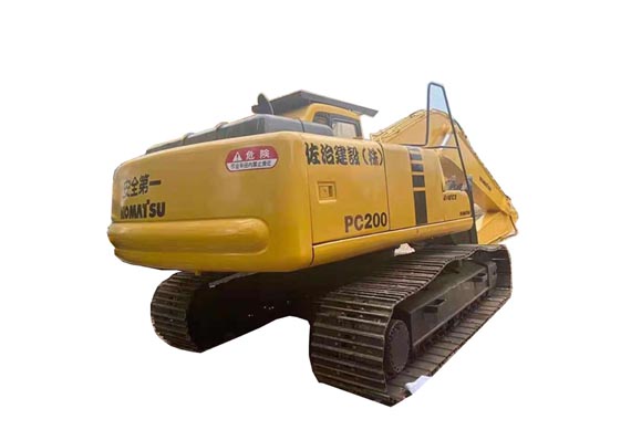 Cost Effective 5.5KM/H Rated Speed Used Excavator Komatsu Pc200-6 For Sale