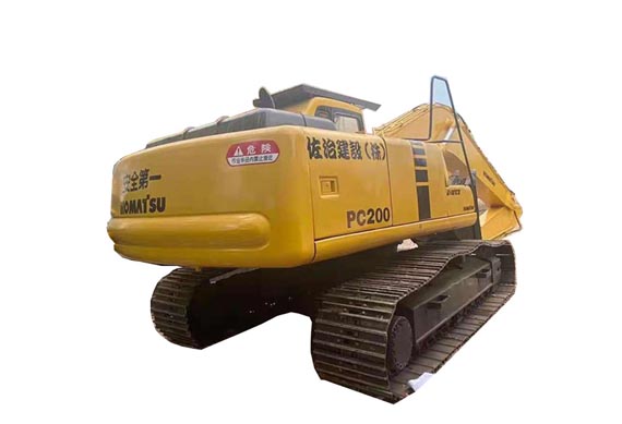 Cost Effective 5.5KM/H Rated Speed Used Excavator Komatsu Pc200-6 For Sale