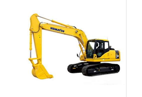 Second Hand Excavator Komatsu 160 Excavator Digging 90% New