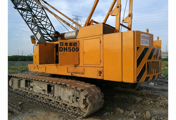 Used NIPPON SHARYO DH500 50Ton crawler crane used NIPPON 50ton crawler cranes for sale in china in china