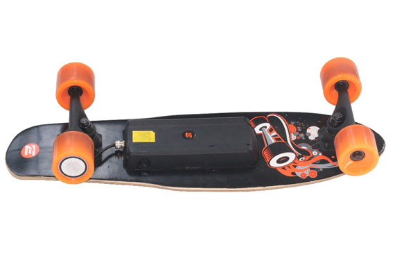 Four wheels carbon fiber wireless controller for electric skateboard